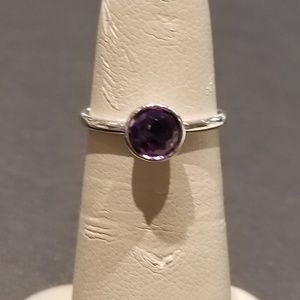 Pandora February Droplet Ring